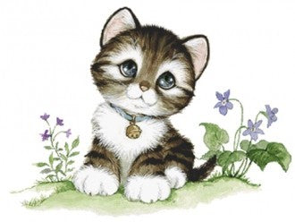 Diamond painting Little Kitten AZ-1192 Size: 30х25