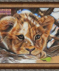 Diamond painting Little Lion AZ - 1524 Size: 40х30 - Hobby.lt 🇬🇧