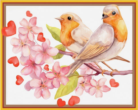 Diamond painting Love Song AZ - 1473 Size: 24х30 - Hobby.lt 🇬🇧