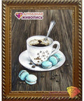 Diamond painting Makaroons for Coffee AZ - 1433 Size: 30х40 - Hobby.lt 🇬🇧