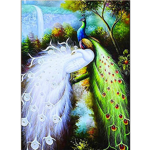 Diamond painting Mayestic Peacocks AZ-204 Size: 66х79