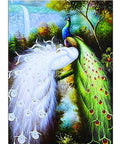 Diamond painting Mayestic Peacocks AZ - 204 Size: 66х79 - Hobby.lt 🇬🇧