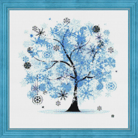 Diamond painting New Year Tree AZ-351 Size: 44x43