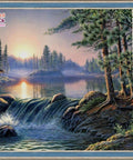 Diamond painting Over Fast River AZ - 1500 Size: 60х40 - Hobby.lt 🇬🇧