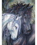 Diamond painting Pair of Horses AZ - 1386 Size: 30х40 - Hobby.lt 🇬🇧