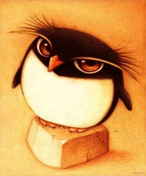 Diamond painting Penguin AZ-366 Size: 25x30