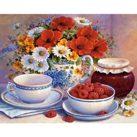 Diamond painting Raspberry Jam AZ-1375 Size: 50х40