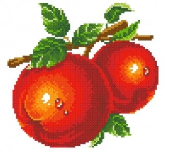 Diamond painting Red Apples AZ-1071 Size: 25х23