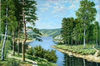 Diamond painting Russian Landscape AZ-1237 Size: 50x33