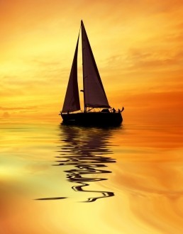 Diamond painting Ship on the Sunset AZ-1092 Size: 40x51