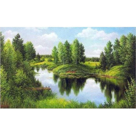 Diamond painting Silent River AZ-1240 Size: 50x30