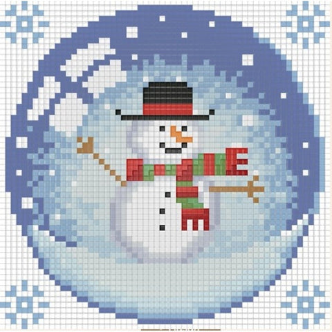 Diamond painting Snowman AZ-1258 Size: 15х15