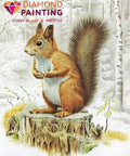 Diamond painting Squirell AZ - 1096 Size: 40х49 - Hobby.lt 🇬🇧