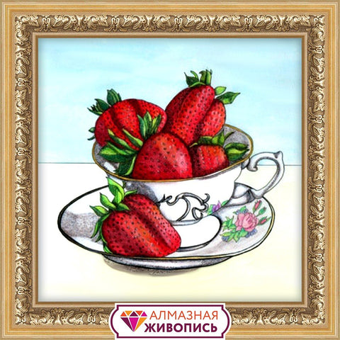 Diamond painting Strawberry AZ - 1439 Size: 25х25 - Hobby.lt 🇬🇧
