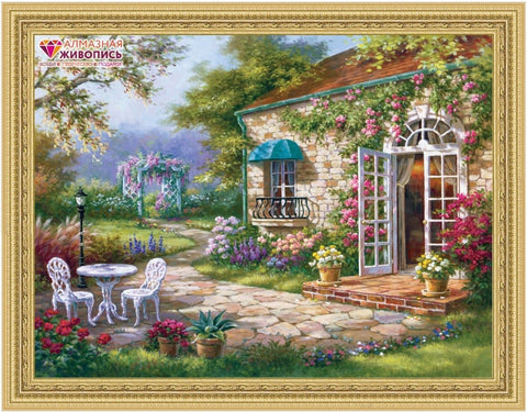 Diamond painting Summer House AZ-68 Size: 50х70