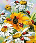 Diamond painting Sun Flowers AZ - 1311 Size: 40*60 - Hobby.lt 🇬🇧