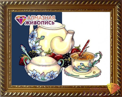 Diamond painting Tea Composition AZ-1430 Size: 40х30