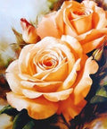 Diamond painting Tea Roses AZ - 1132 Size: 40х50 - Hobby.lt 🇬🇧