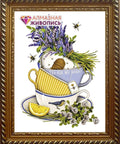 Diamond painting Tea Still Life AZ - 1432 Size: 30х40 - Hobby.lt 🇬🇧