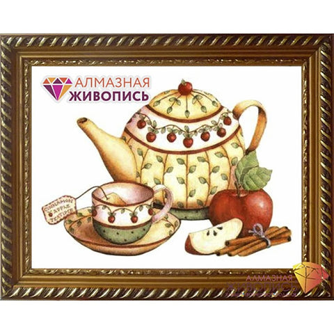 Diamond painting Tea with Cinnamon AZ-1429 Size: 40х30