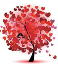 Diamond painting Tree of Love AZ - 342 Size: 45x45 - Hobby.lt 🇬🇧