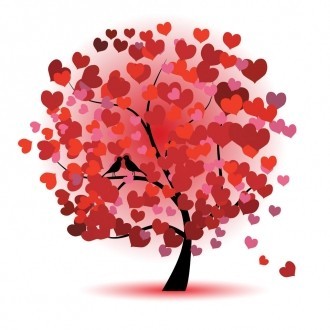 Diamond painting Tree of Love AZ-342 Size: 45x45