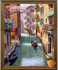 Diamond painting Venice Street AZ - 1413 Size: 40х50 - Hobby.lt 🇬🇧