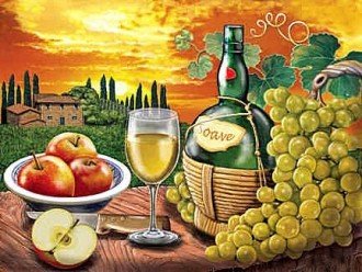Diamond painting Wine AZ - 1114 Size: 50х40 - Hobby.lt 🇬🇧