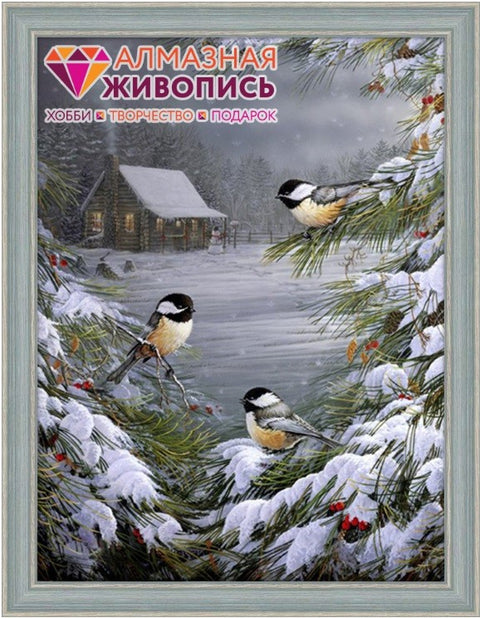 Diamond painting Winter Messenger AZ-1282 Size: 40х50