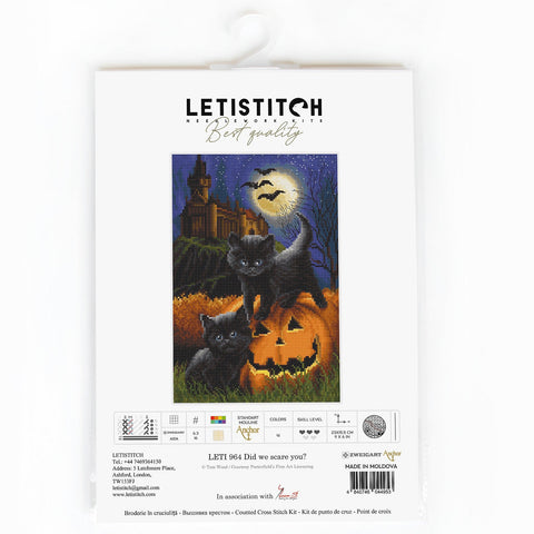 Did we scare you? SLETI964 - Cross Stitch Kit - Hobby.lt 🇬🇧