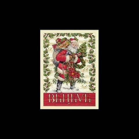Believe in Santa - Cross Stitch Kit by DIMENSIONS