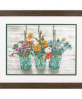 Flowers in Mason Jars