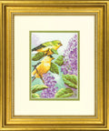 Goldfinch and Lilacs