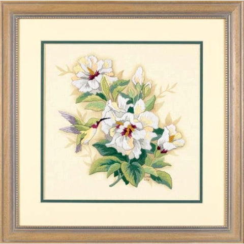 Hibiscus Floral - Cross Stitch Kit by DIMENSIONS