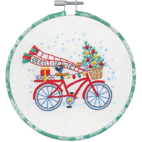 Holiday Bicycle - Cross Stitch Kit by DIMENSIONS