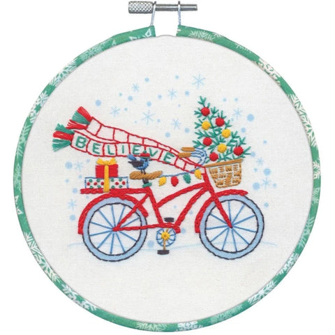 Holiday Bicycle - Cross Stitch Kit by DIMENSIONS