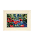 Lakeside Poppies - Cross Stitch Kit by DIMENSIONS