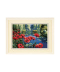 Lakeside Poppies - Cross Stitch Kit by DIMENSIONS