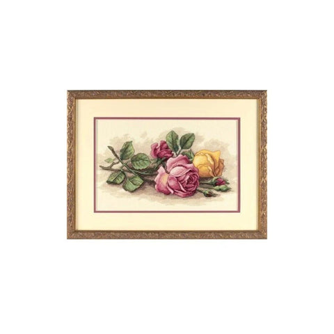 Rose Cuttings - Cross Stitch Kit by DIMENSIONS