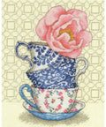 Rose Tea - Cross Stitch Kit by DIMENSIONS