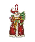 Santa Ornament - Cross Stitch Kit by DIMENSIONS