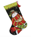 Snowman and Bear - Cross Stitch Kit by DIMENSIONS