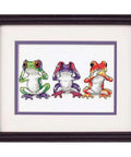 Tree Frog Trio - Cross Stitch Kit by DIMENSIONS
