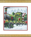 DIMENSONS. Santa Express (25 x 25 cm) - Cross Stitch Kit by DIMENSIONS - Hobby.lt 🇬🇧