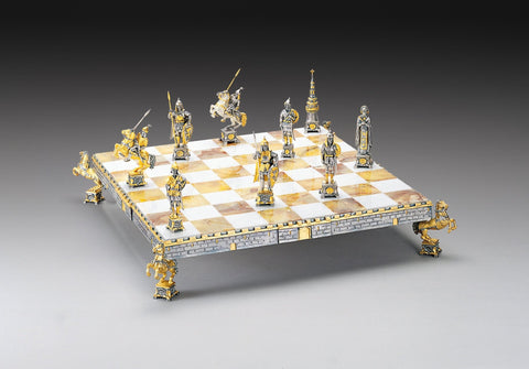 Dimitri Donskoj - Russian Prince of XIV Century: Luxurious Chess Set Finished Using 24k Gold - Hobby.lt 🇬🇧