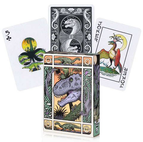 Dinosaur playing cards