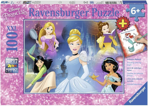 Disney's Charming Princess 100 Piece Puzzle + booklet - Hobby.lt 🇬🇧