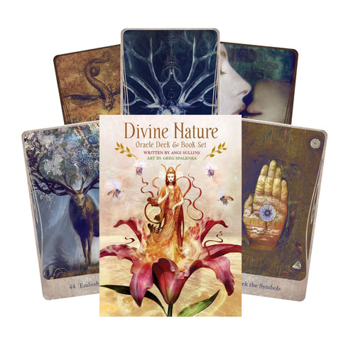 Divine Nature Oracle Cards and Book set US Games Systems