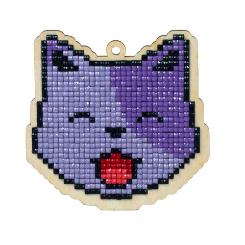 Diamond mosaic souvenir Cat Lucky WW112 - Hobby.lt