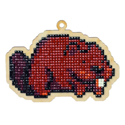 Diamond mosaic souvenir Beaver WW119 - Hobby.lt